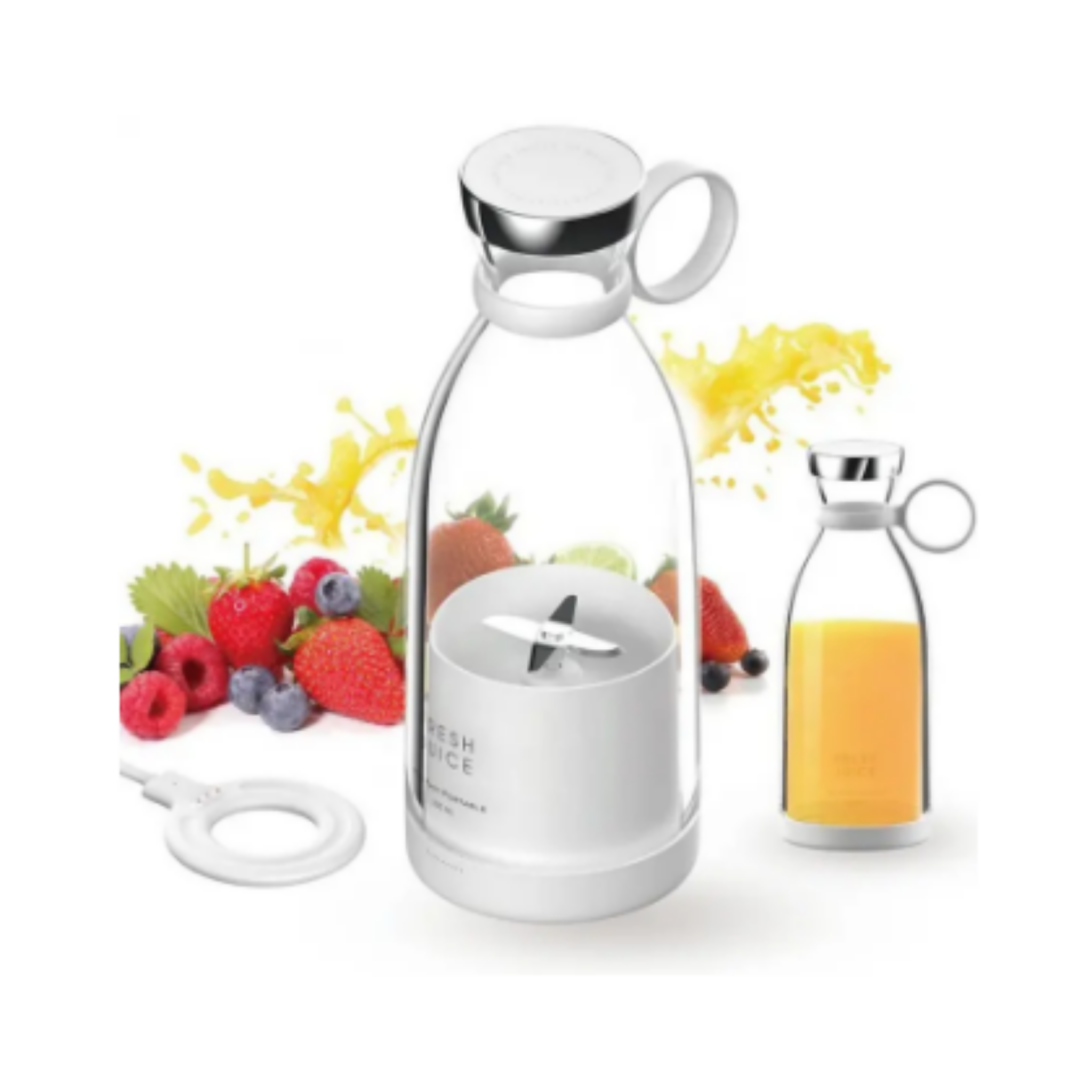 Jucier Bottle, Effortless Relaxation, Seamless Charging - Anytime, Anywhere!