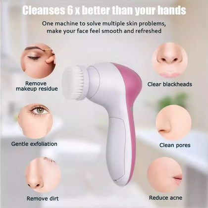 Electric Cleanser & Massager, Blackhead Removal, Portable & Waterproof