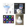 Light Bulb, Bluetooth Speaker with RGB LED and Remote Control