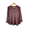 Top, Printed V Neck Style in Imported China Chiffon, for Women