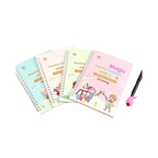 Practice Book, Fun Learning without Mistakes, Magic Calligraphy, for Kids'