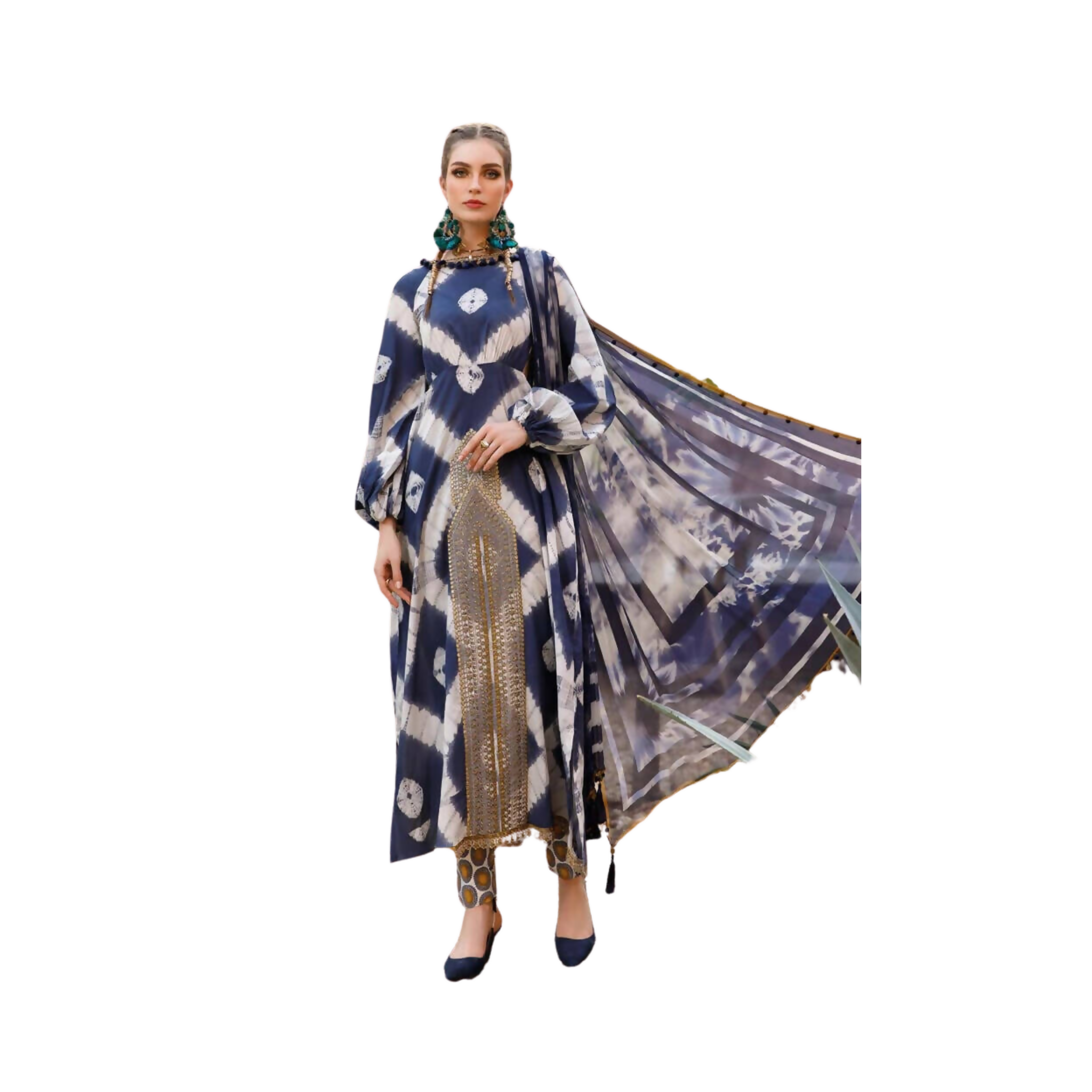 Unstitched Suit, Chic Digital Printed Summer Lawn Dress, All-Over Prints, Quality Fabric