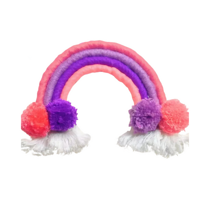 Handmade Yarn Rainbows, Elevate Your Space with Vibrant Whimsy