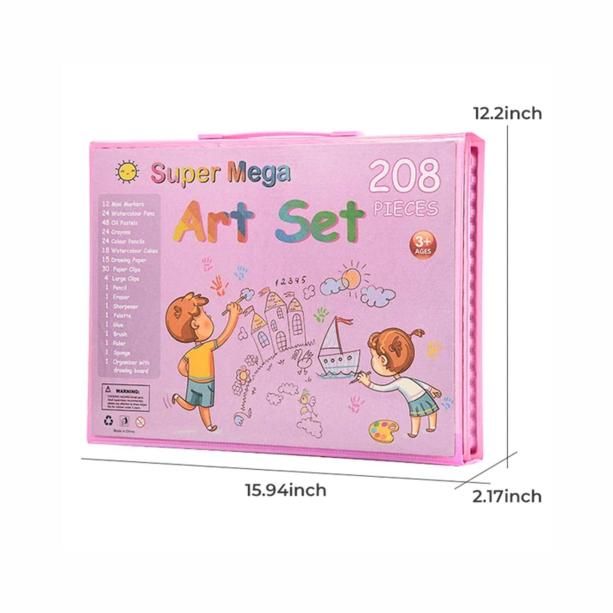 Creativity Unleashed, Super Mega Art Set - 208pcs – Action WebStore