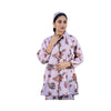 Suit, Timeless Floral Elegance, Chic Two-Piece Viscose Lawn Ensemble