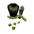 Flower Jewelry Set, Vibrant & Coordinated Ensemble, for Women