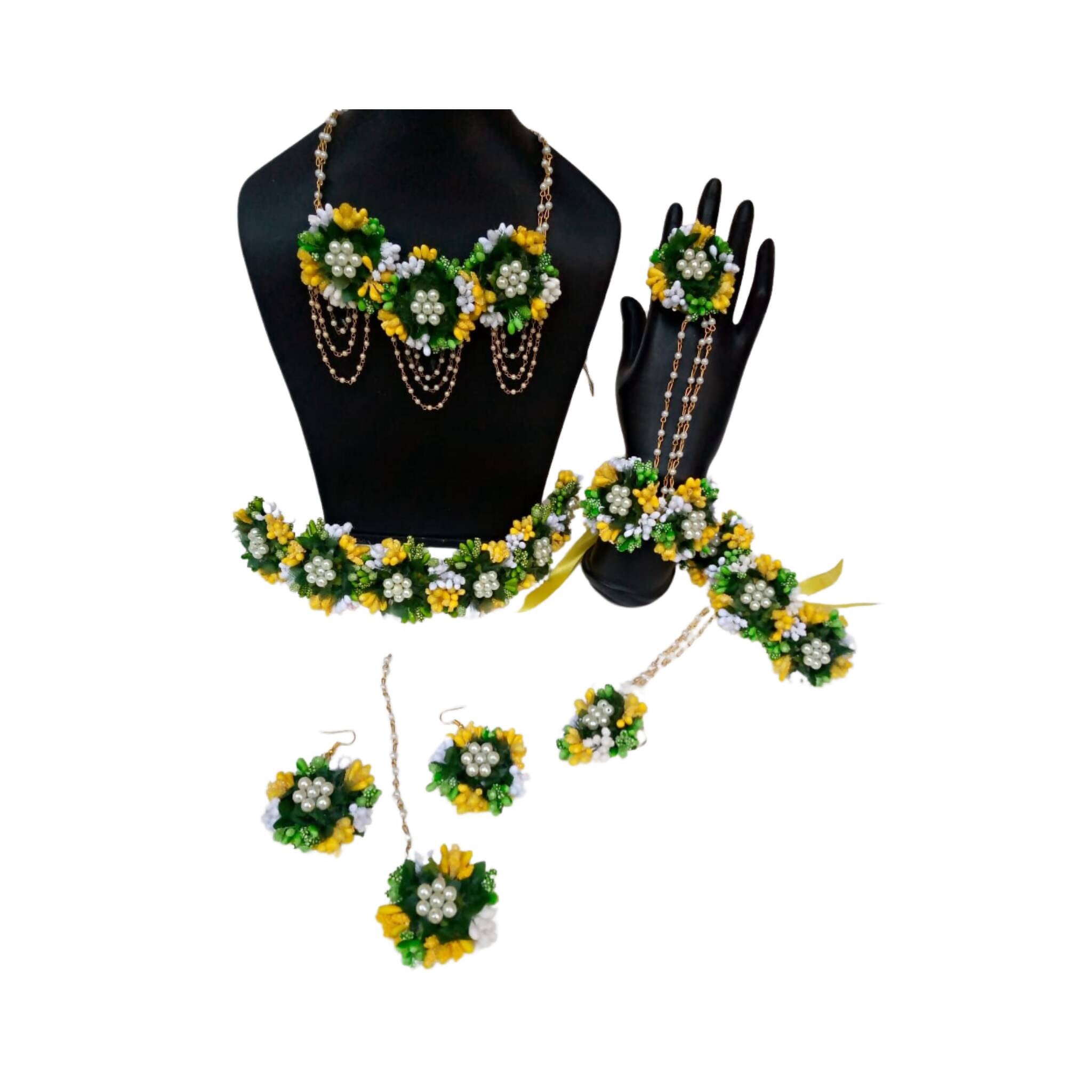 Flower Jewelry Set, Vibrant & Coordinated Ensemble, for Women