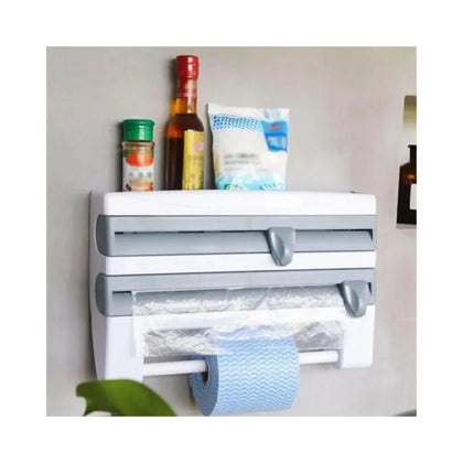 Wall Mount Organizer, Streamline Your Kitchen Storage, 4-in-1