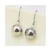 Earrings, Stainless Steel Silver Ball Drop, for Women & Girls