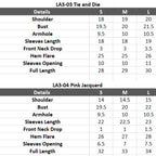 Shirt, Tie-Dye Georgette Button-Down in Grey, Purple, Green & White Hues, for Women