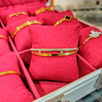 Cuff Bangle, High-Quality Designer Bracelet by Jewelry Kara, for Girls'