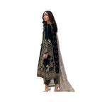 Unstitched Suit, Velvet Elegance & Mysori Embroidery, for Women