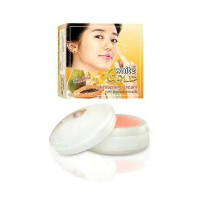 Cream, White Gold whitening, Instant Fairness with Papaya Extract Benefits