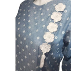 Stitched Suit, Crochet Patti Shamray & Cotton-Round Neck, for Women