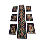 Table Runner Set, andmade Ari Work with 6 Table Mats - Elegant Patchwork Design