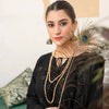 Unstitched Suit, Peach Leather Chikankaari Ensemble & Elegant Pakistani Fashion