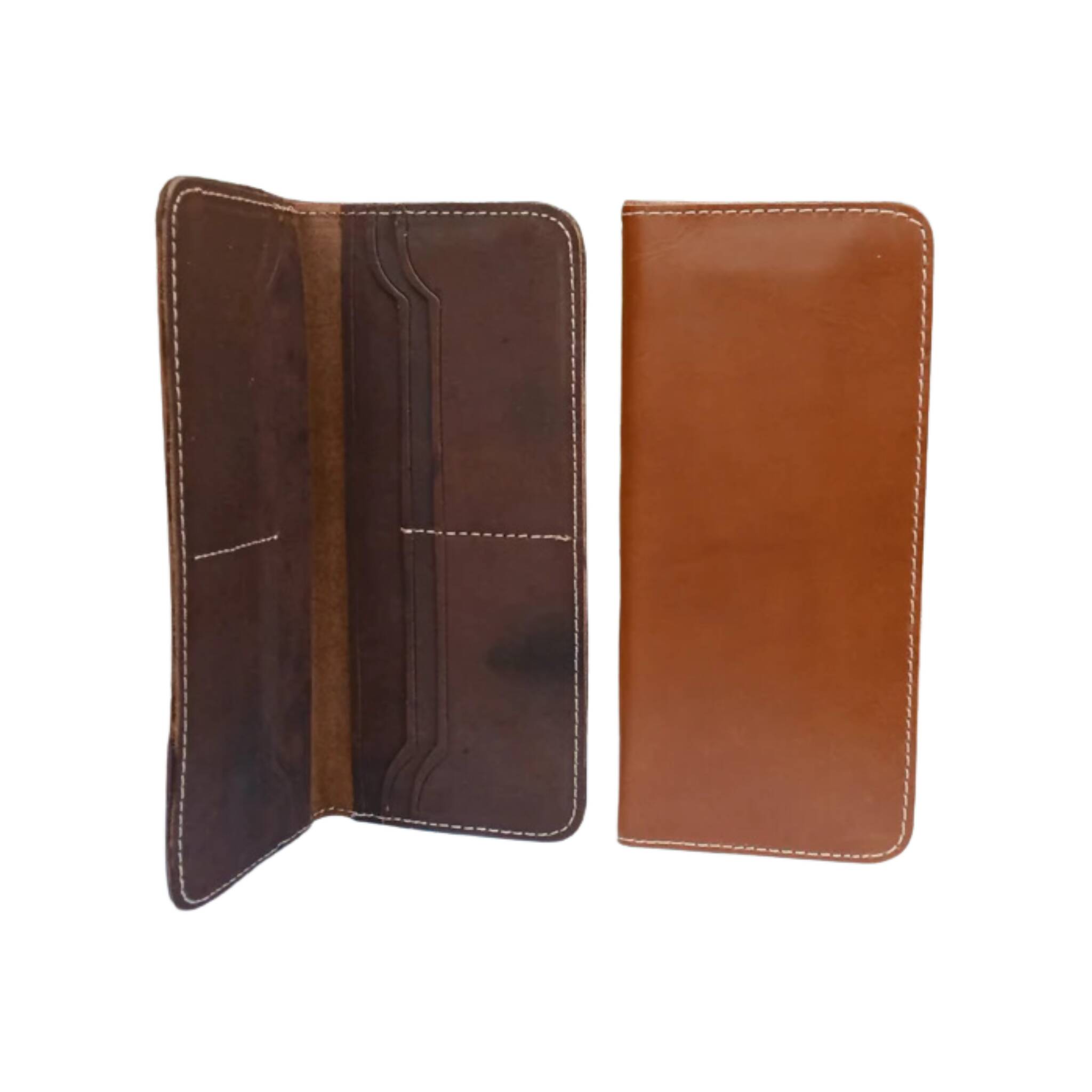 Wallet, Handcrafted Elegance & Pure Leather Long Purse, for Men