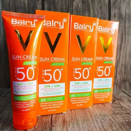 Sun Cream, Balry SPF-50 Powerful Protection, for Every Day!