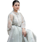 Suit, Sophisticated Elegance, Three-Piece Silk with Sequins Embroidery, for Women