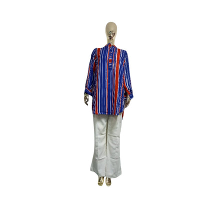 Lining Set, Turning Heads with Long Shirt Style & Bell Bottom Trousers, for Women