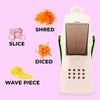 Mandoline Spring Slicer Cutter, Effortless Slicing and Dicing