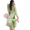 3 Piece Suit, Green Breathable Elegance in Fine Lawn & Cambric Cotton