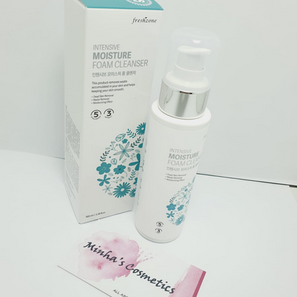 Intensive Moisture Foam Cleanser, Skin Care with Five Hyaluronic Acid Complexes