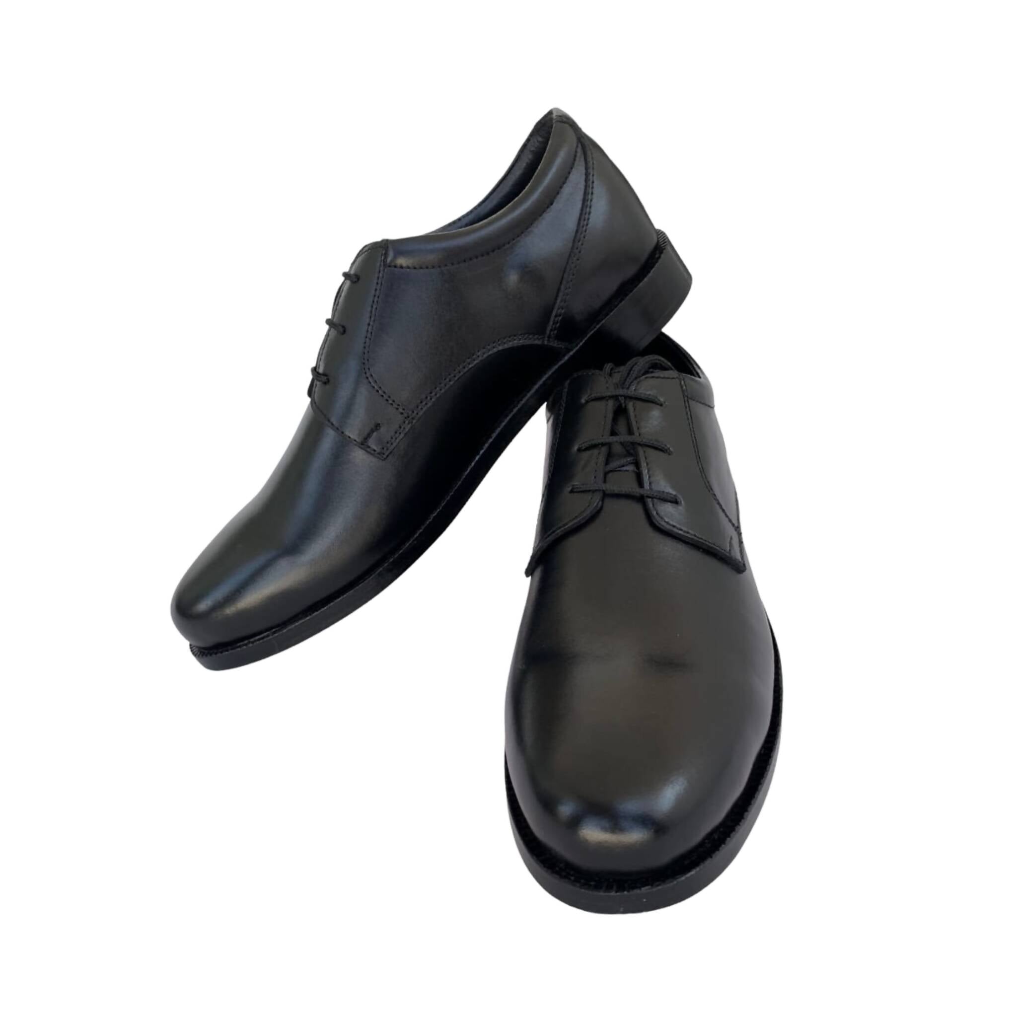 SF Lace-up Black Shoes, Timeless Elegance, Enduring Comfort