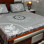 Bed Sheet, Luxurious Lace Plush Set by Amigo Home Textiles