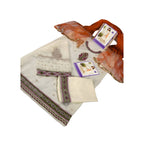 Unstitched Suit, Embroidered Chiffon & Net Suit Set, for 5-13 Years