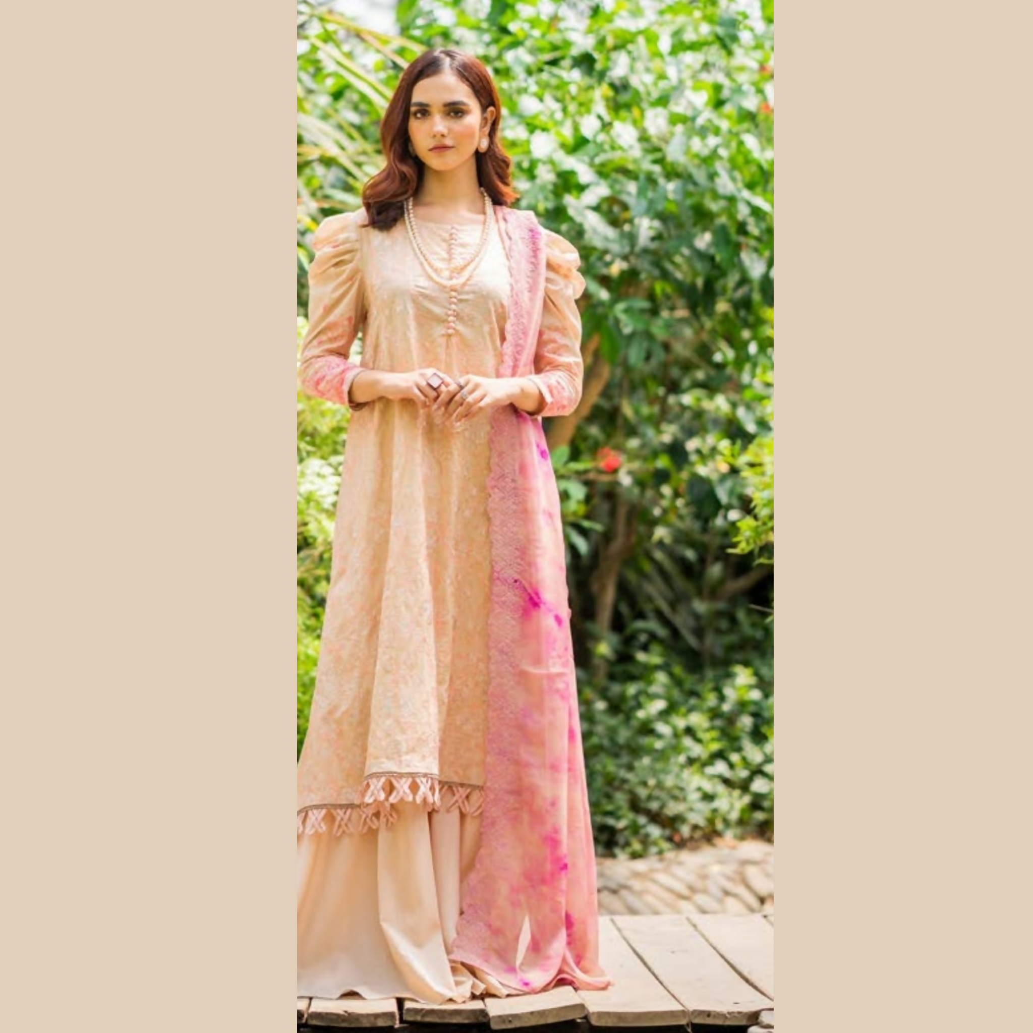 Unstitched Suit, Embroidered Gullgee, Exquisite Elegance & Luxury, for Ladies