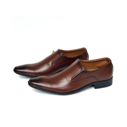 Shoes, Brown Pure Leather Classic Style & Lasting Comfort, for Men