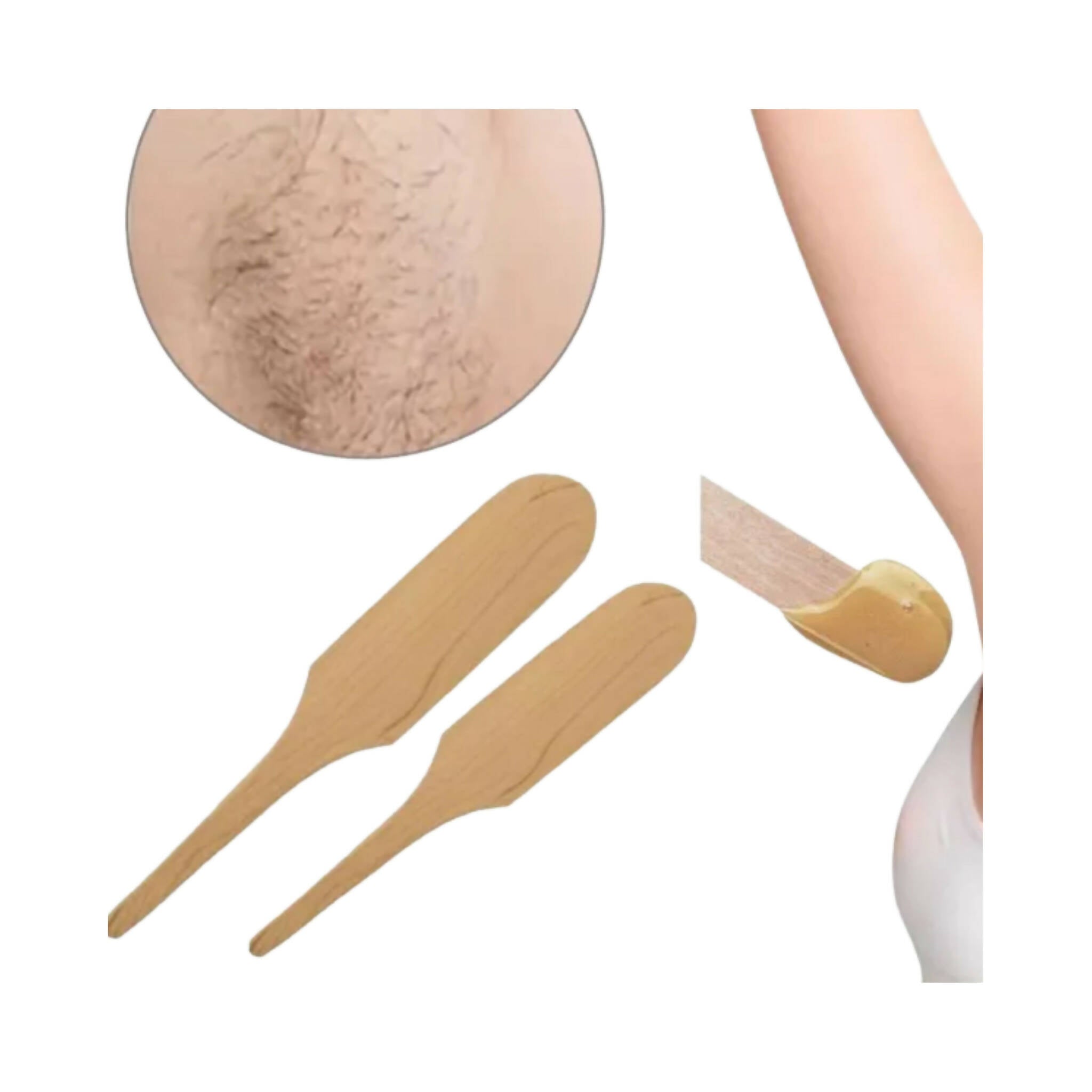 Wax Spatula, Special Wax & Lightweight, for All Types Of Hair Removal
