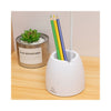 LED Desk Lamp: Pen Holder, Phone Stand, 3 Color Modes, for Study