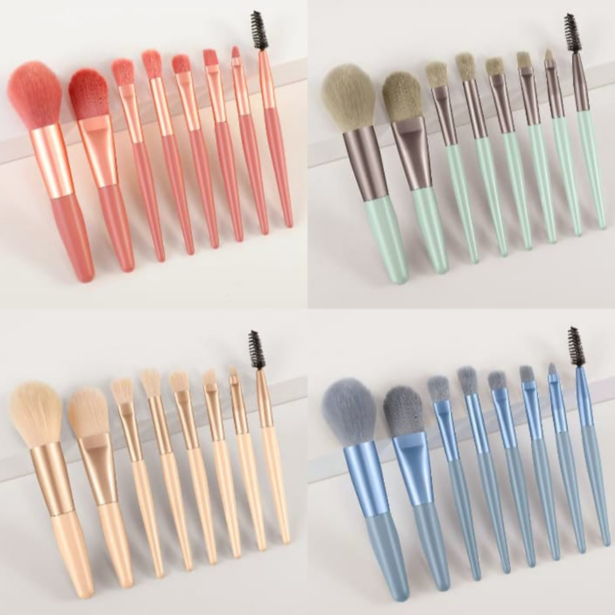 Pouch Makeup Brushes, Compact, Versatile & Professional Brushes