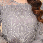 Net Embroidered Ensemble