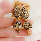 Earrings, Exquisite Indian Jhumki, Embracing Tradition & Elegance, for Women