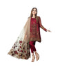 Unstitched Suit, Embroidered Panel Front with Sophisticated Details, for Women