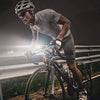 Bicycle Front Light, Waterproof & Rechargeable with 2 Back Lights