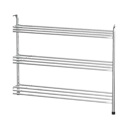 Shoe Rack, 3-Layer Stainless Steel - Organize with Style!