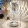 Diamond Table Lamp, High-Quality Acrylic, Rechargeable Night Light