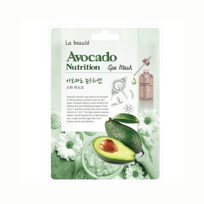 La Beaute Avocado Spa Mask, Hydrate, Smooth & Revitalize Your Skin