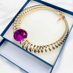 Drum Shaped Necklace, Intricate Design & Versatile Style, for Women