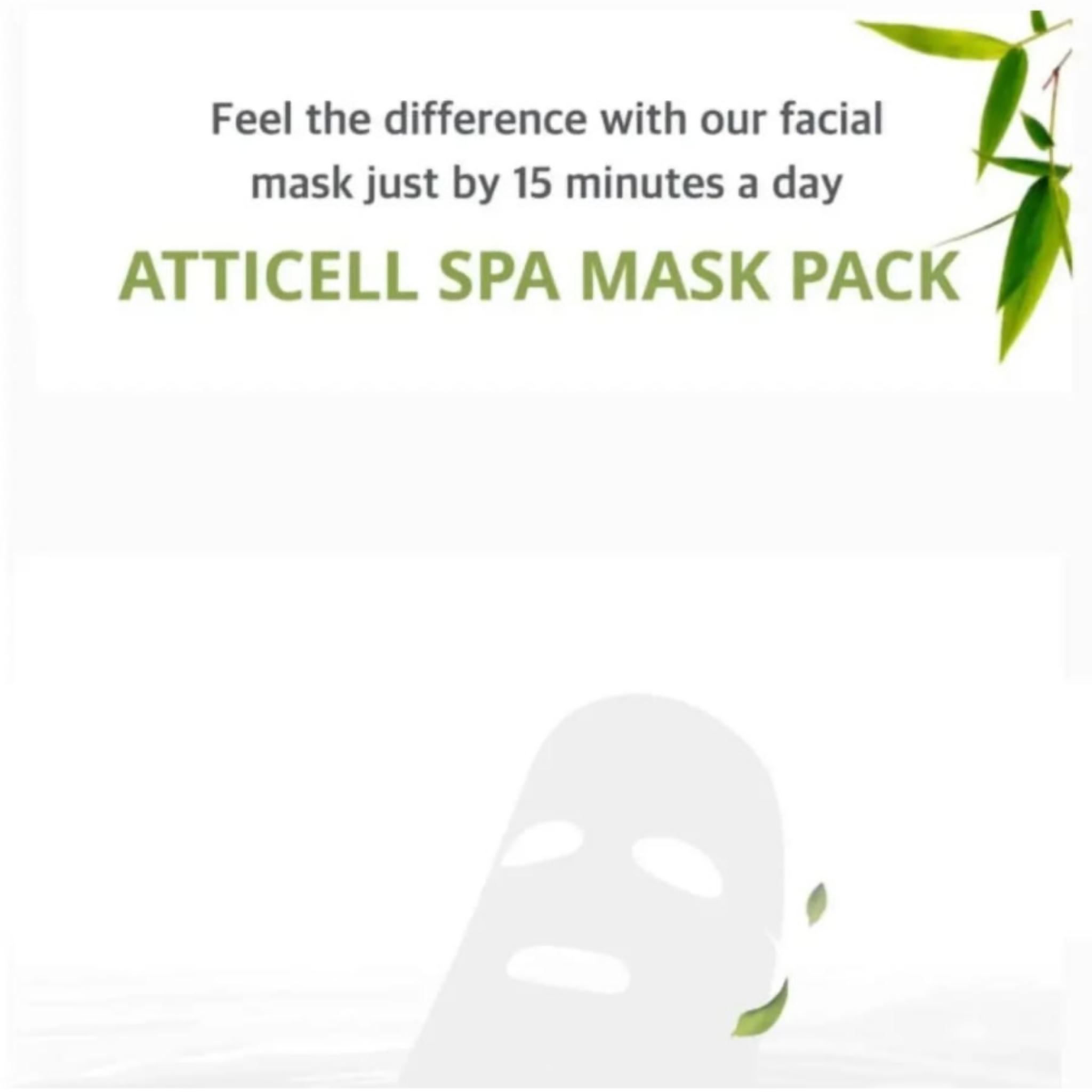 Atticel Aloe Spa Mask, Soothe, Hydrate & Revitalize