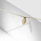 Necklace, imgal 925 Silver, 18k Gold & Lab Diamond Luxury, for Women