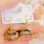 Earrings, Antique Indian Jhumki & Timeless Elegance, for Women