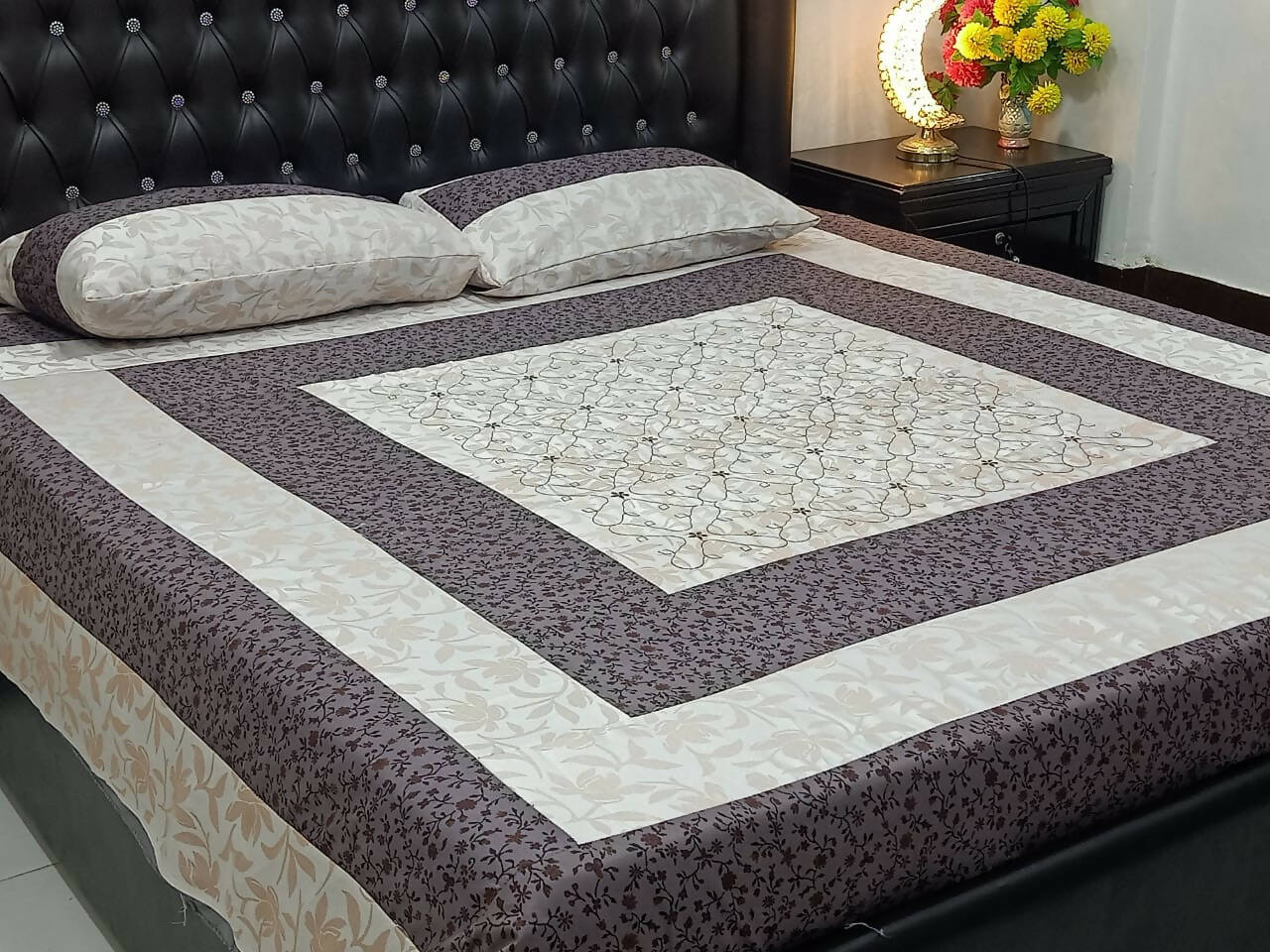Bedsheet, Embroidered & Elevate Your Bed with Elegance & Comfort