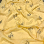 Unstitched Suit, Full Heavy Embroidery Work On The Sleeves, for Women