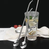 Spoon Straw Set, Creative Stainless Steel - Dual Functionality & Eco-Friendly - Set of 6