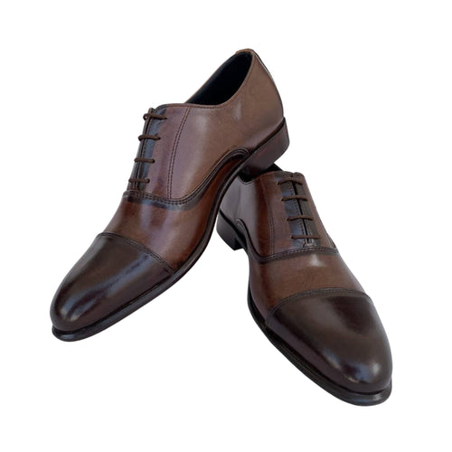 SF Royal Oxford Brown, Formal Elegance & Enduring Comfort, for Men